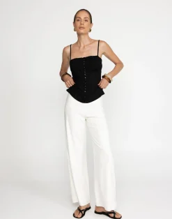 Kylie Pants (White)*CHARCOAL Discount