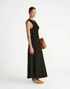 Laney Maxi Dress (Black)*CHARCOAL Fashion