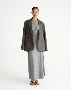 Laney Maxi Dress (Grey Marle)*CHARCOAL Best