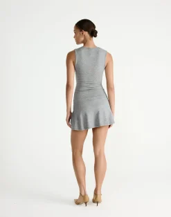 Laney Mini Dress (Grey Marle)*CHARCOAL Discount
