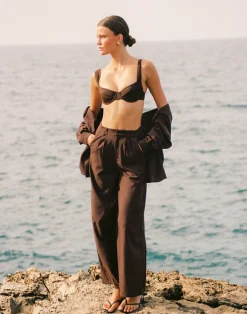 Layla Balconette Bikini Top (Chocolate)*CHARCOAL New
