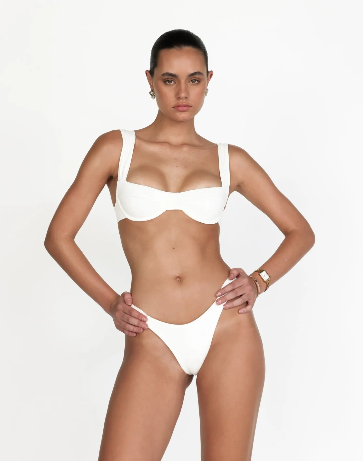 Layla Balconette Bikini Top (Pearl)*CHARCOAL Hot