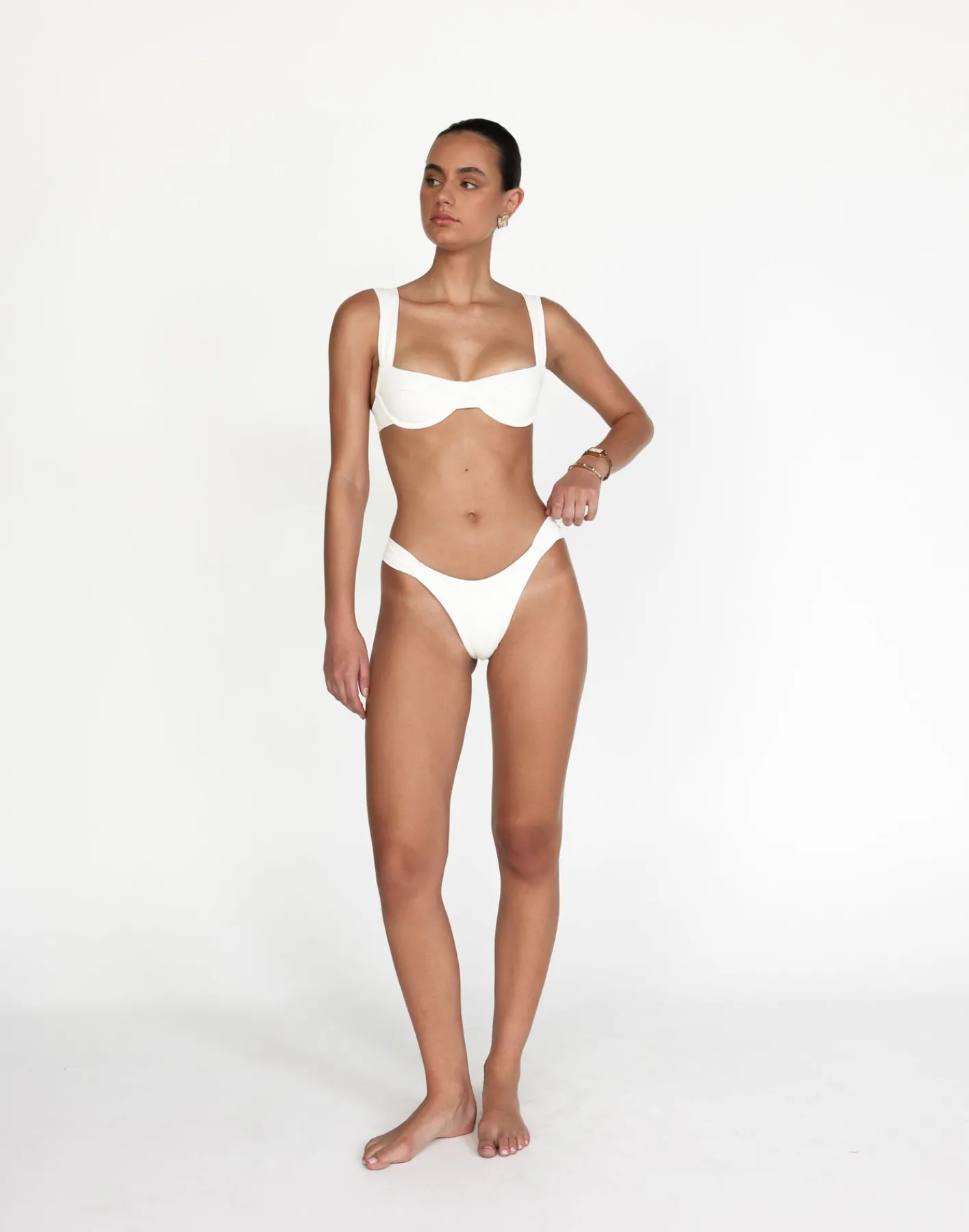 Layla Balconette Bikini Top (Pearl)*CHARCOAL Hot