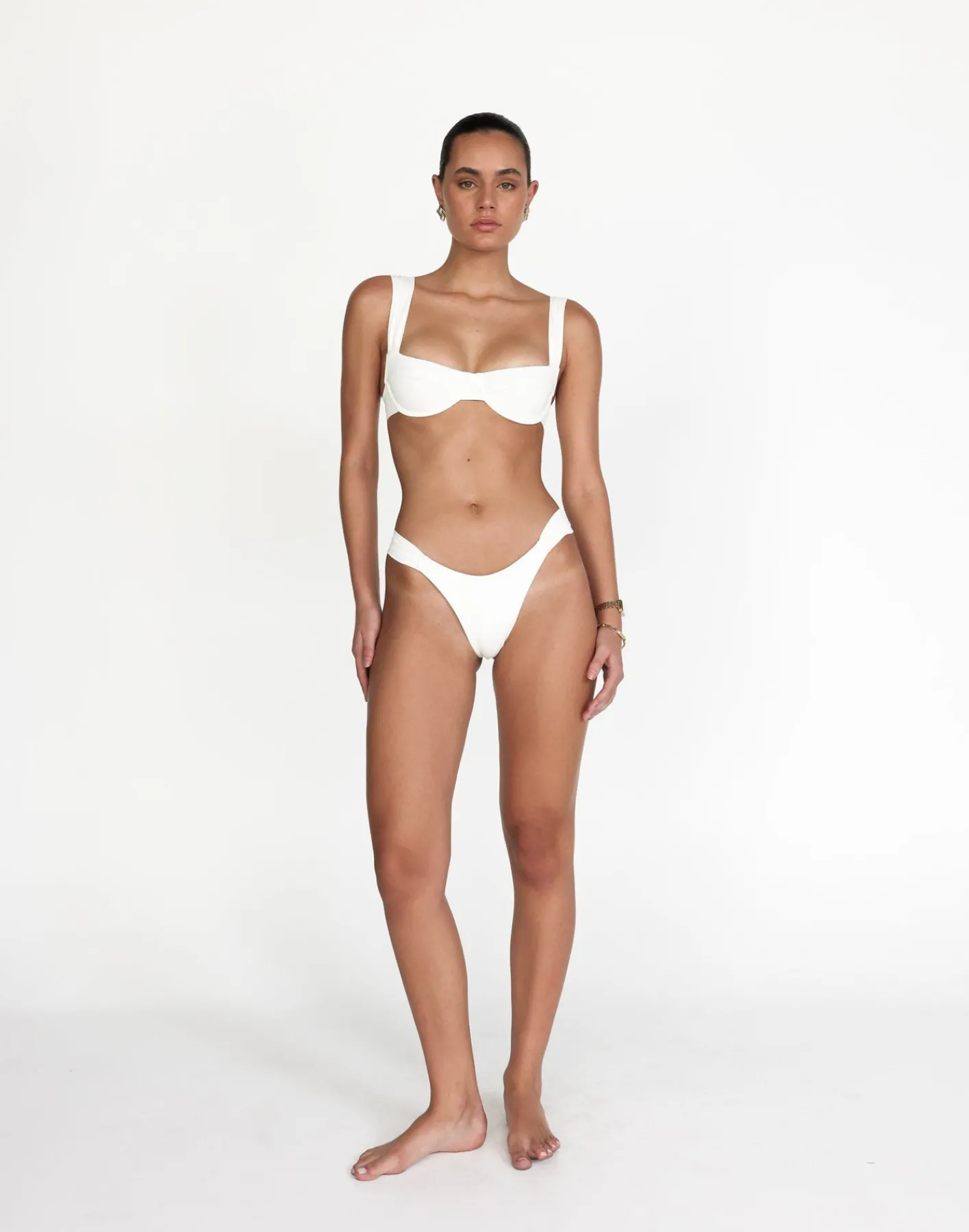 Layla Balconette Bikini Top (Pearl)*CHARCOAL Hot