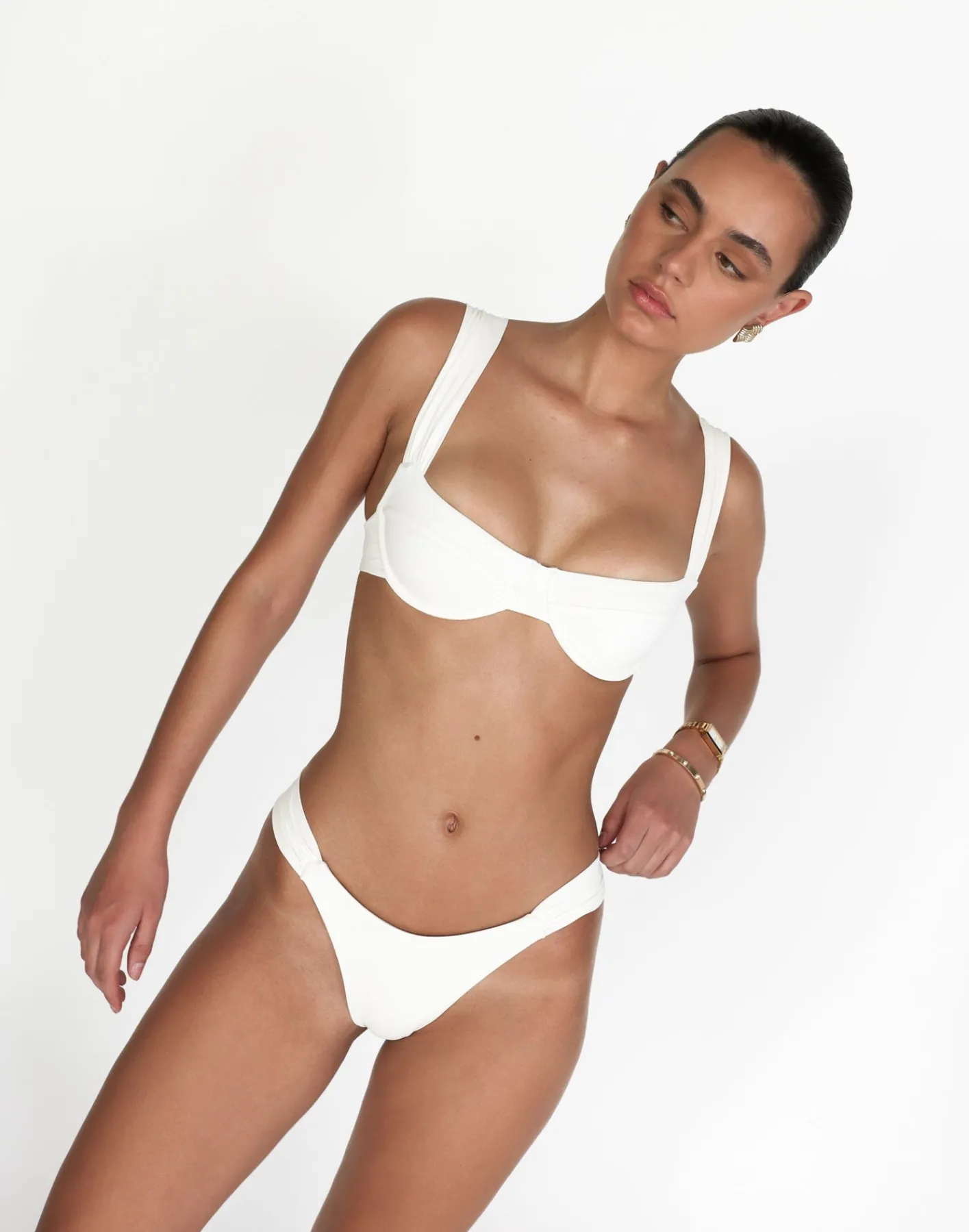 Layla Balconette Bikini Top (Pearl)*CHARCOAL Hot