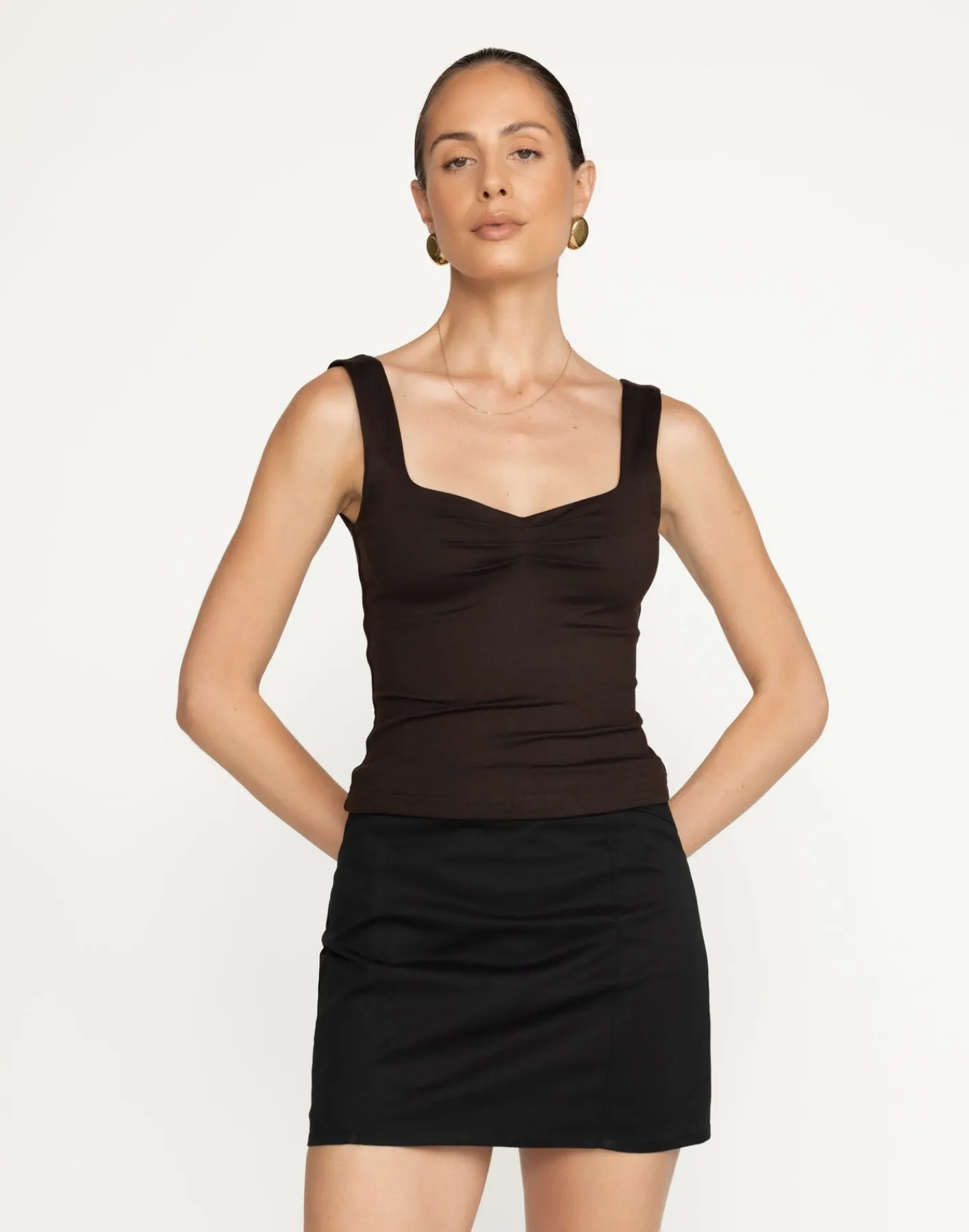 Leela Mini Skirt (Black)*CHARCOAL Online