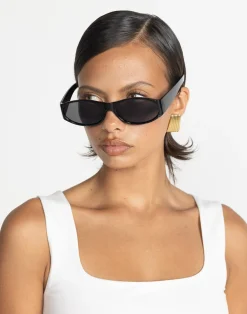 Leila Sunglasses (Black)*CHARCOAL Sale