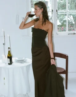 Lilou Maxi Skirt (Chocolate)*CHARCOAL Sale