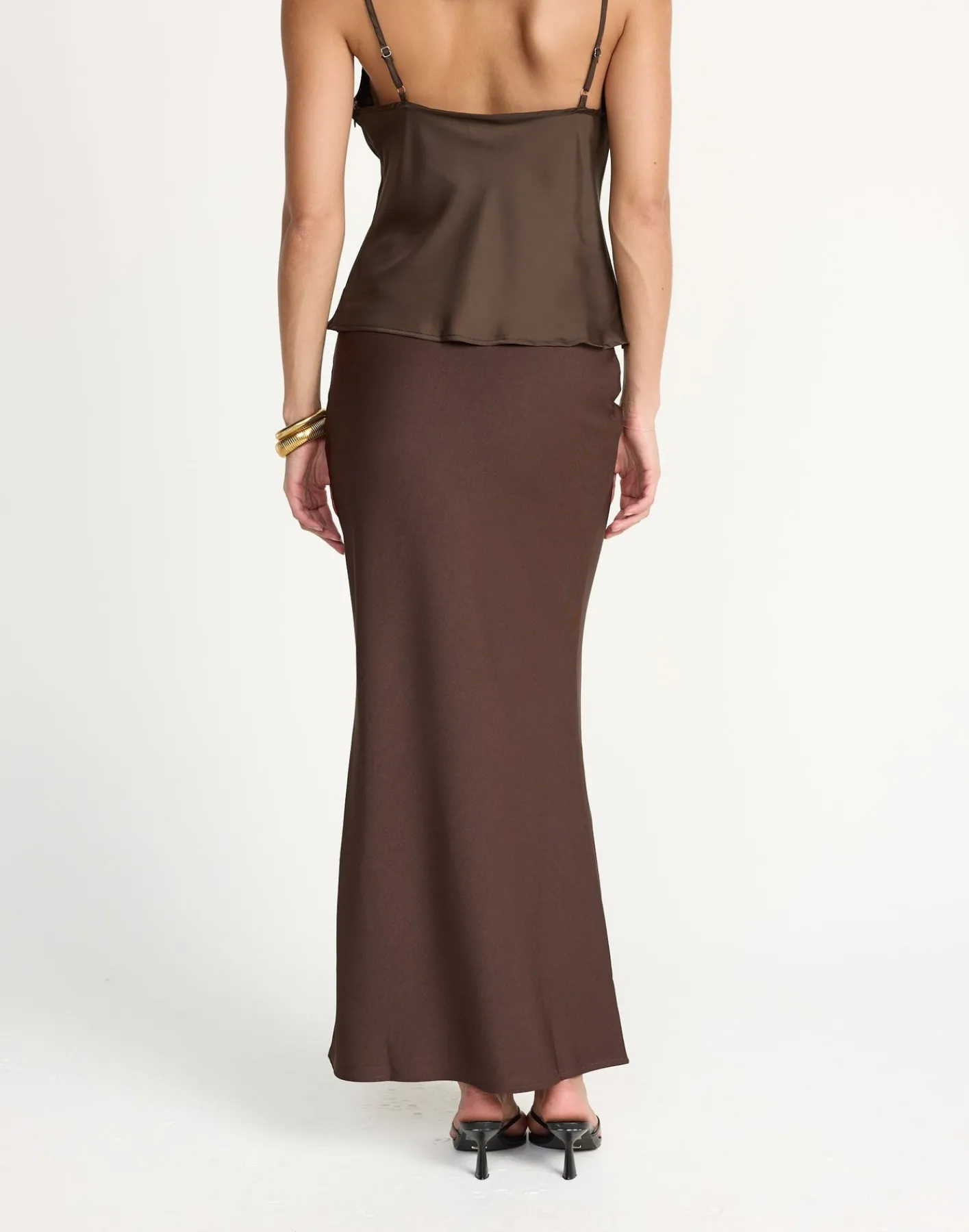Lilou Maxi Skirt (Chocolate)*CHARCOAL Sale