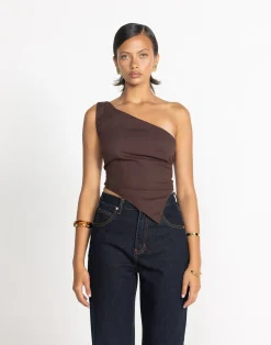 Lily-Rose Top (Chocolate)*CHARCOAL Discount