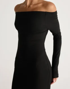 Liora Long Sleeve Maxi Dress (Black)*CHARCOAL CLOTHING Hot