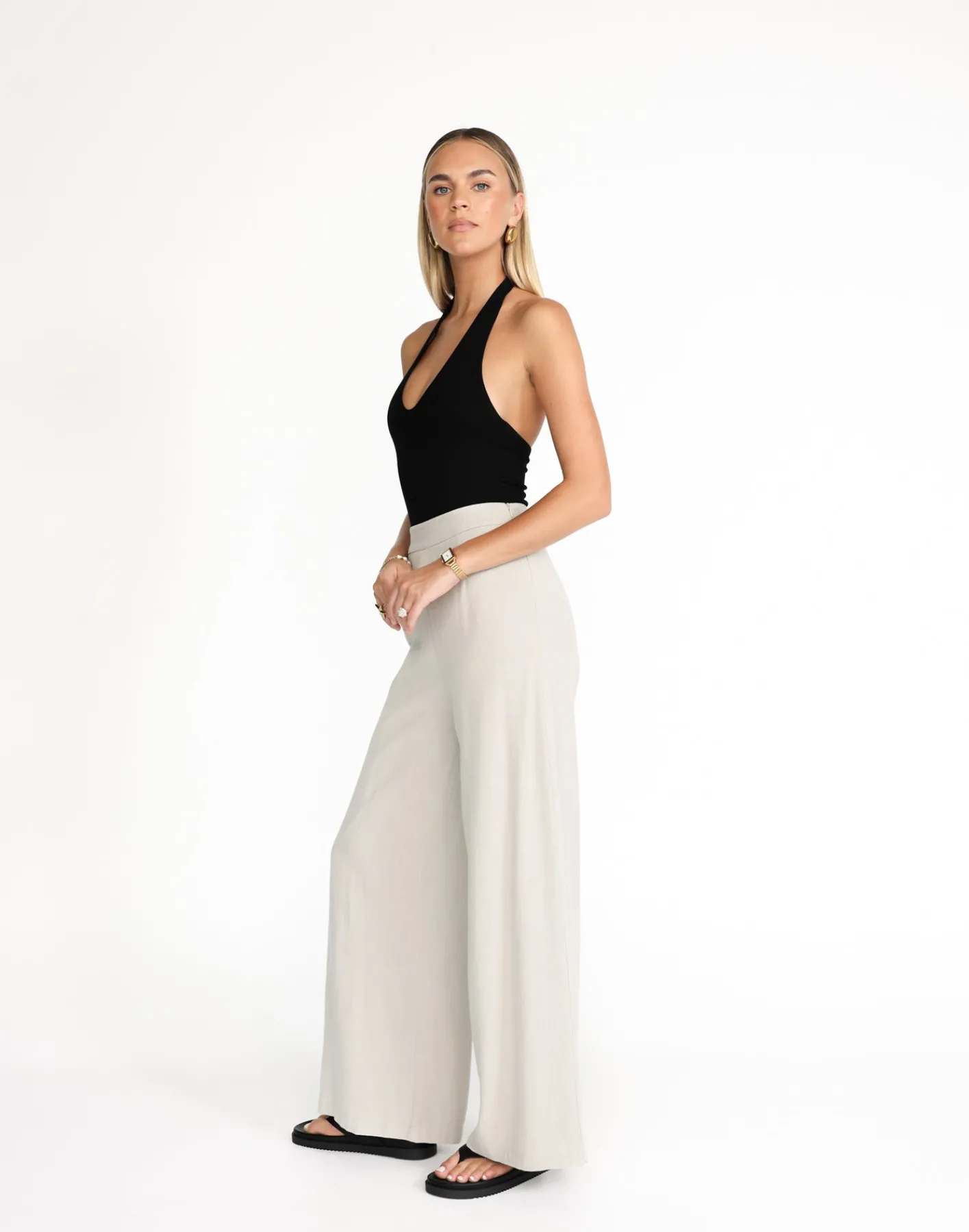 Lisbeth Pants (Latte)*CHARCOAL Fashion