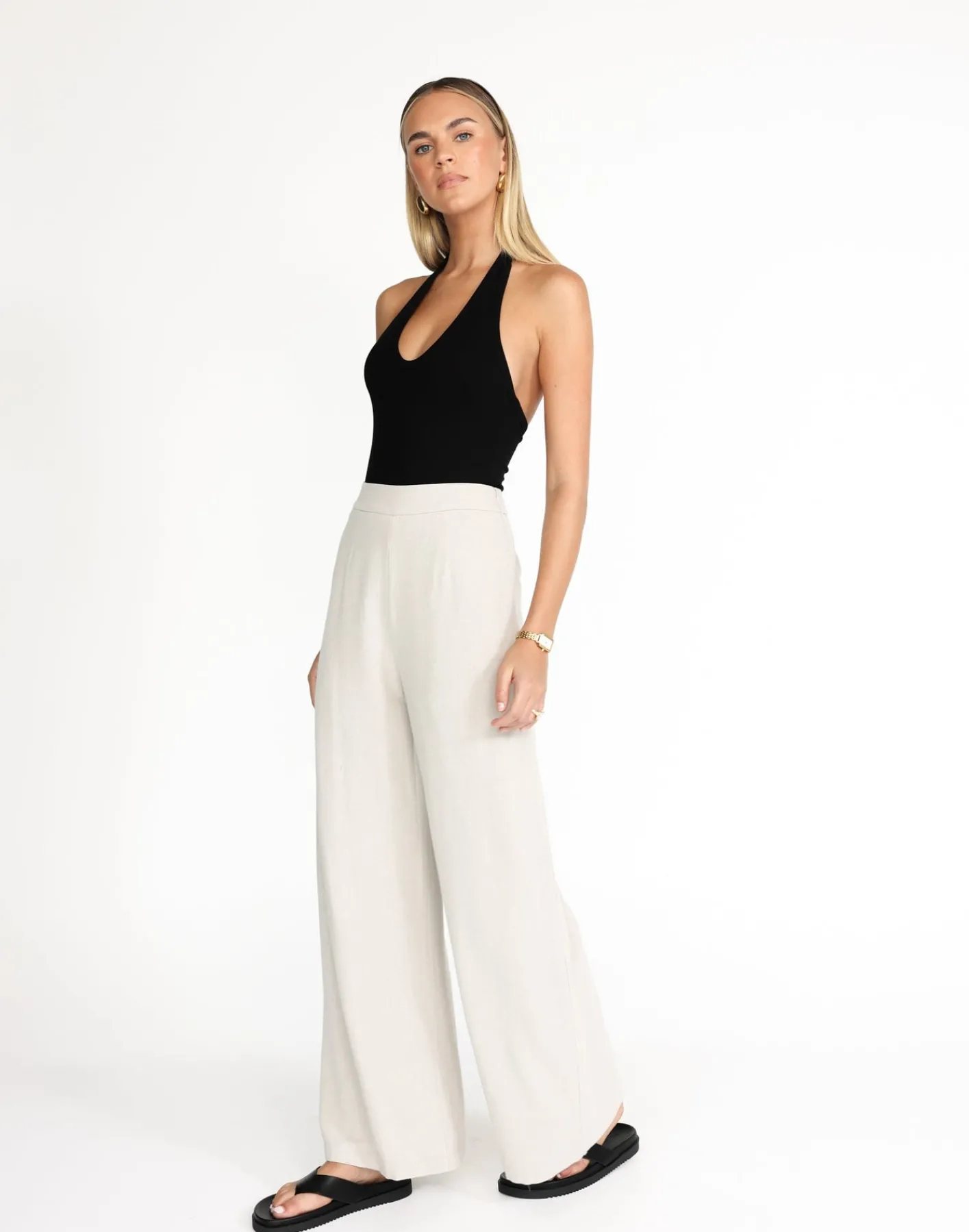 Lisbeth Pants (Latte)*CHARCOAL Fashion