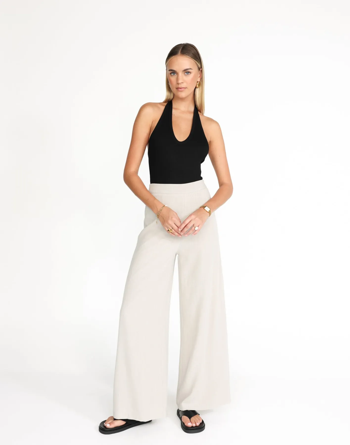 Lisbeth Pants (Latte)*CHARCOAL Fashion