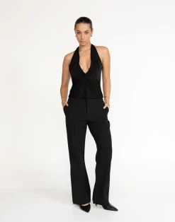 Lola Bootleg Pants (Black)*CHARCOAL Hot