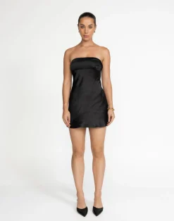 Loren Mini Dress (Black)*CHARCOAL Sale