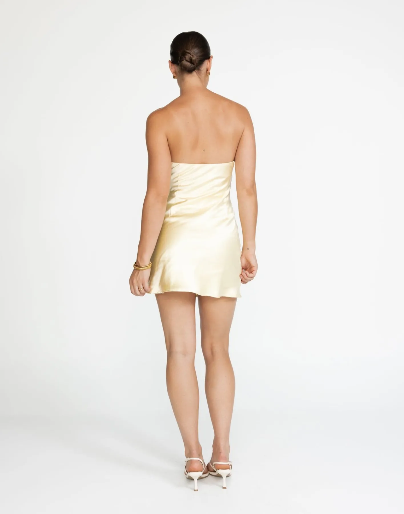 Loren Mini Dress (Lemon)*CHARCOAL Hot