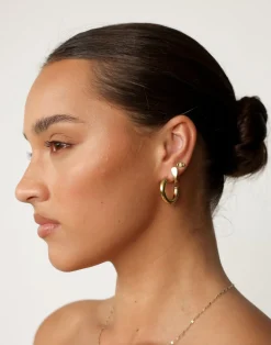 Lotta Earrings (Gold)*CHARCOAL Clearance
