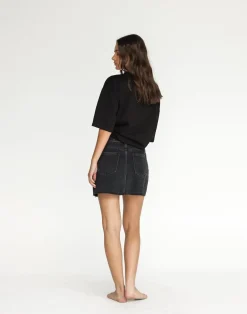 Luca Oversized Tee (Black)*CHARCOAL Sale