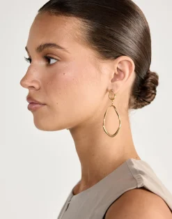 Lucienne Earrings (Gold)*CHARCOAL Sale