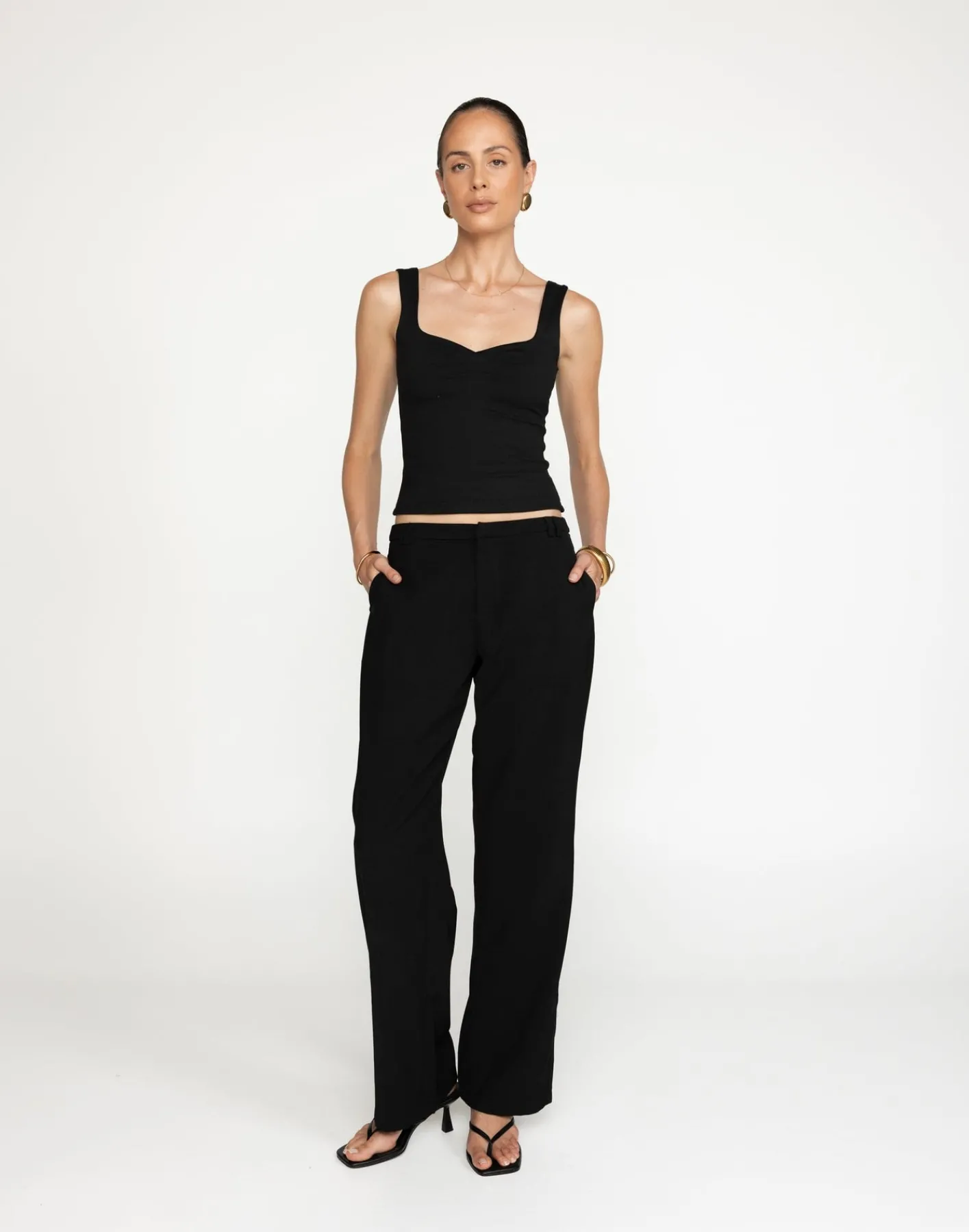 Luella Top (Black)*CHARCOAL Online