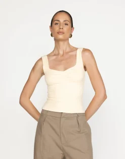 Luella Top (Butter)*CHARCOAL Fashion