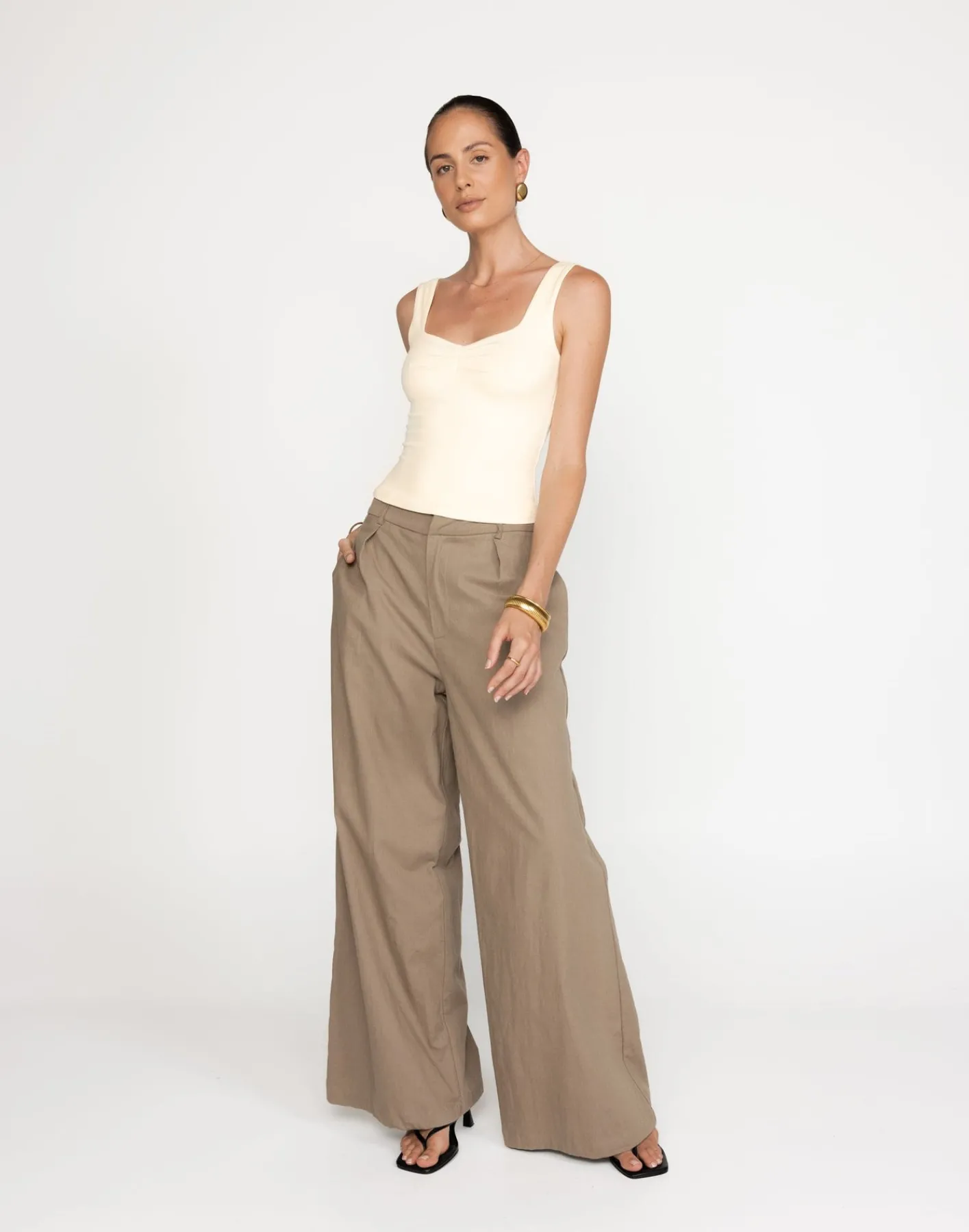 Luella Top (Butter)*CHARCOAL Fashion