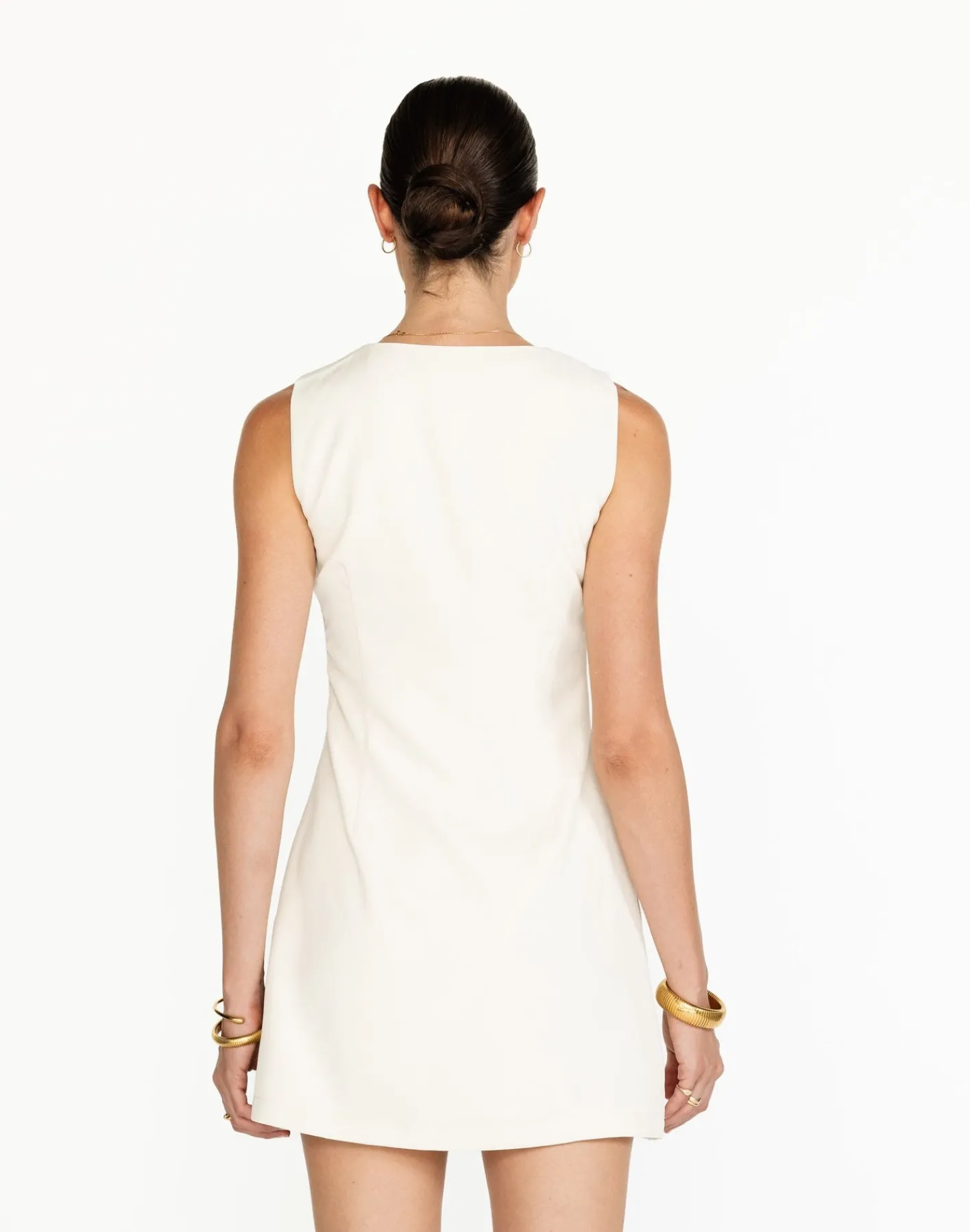 Luiza Mini Dress (Oat)*CHARCOAL Fashion