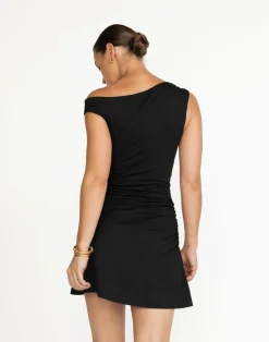 Lulu Mini Dress (Black)*CHARCOAL Clearance