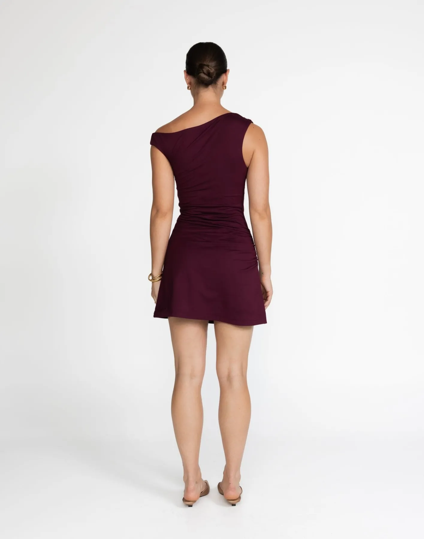 Lulu Mini Dress (Plum)*CHARCOAL New