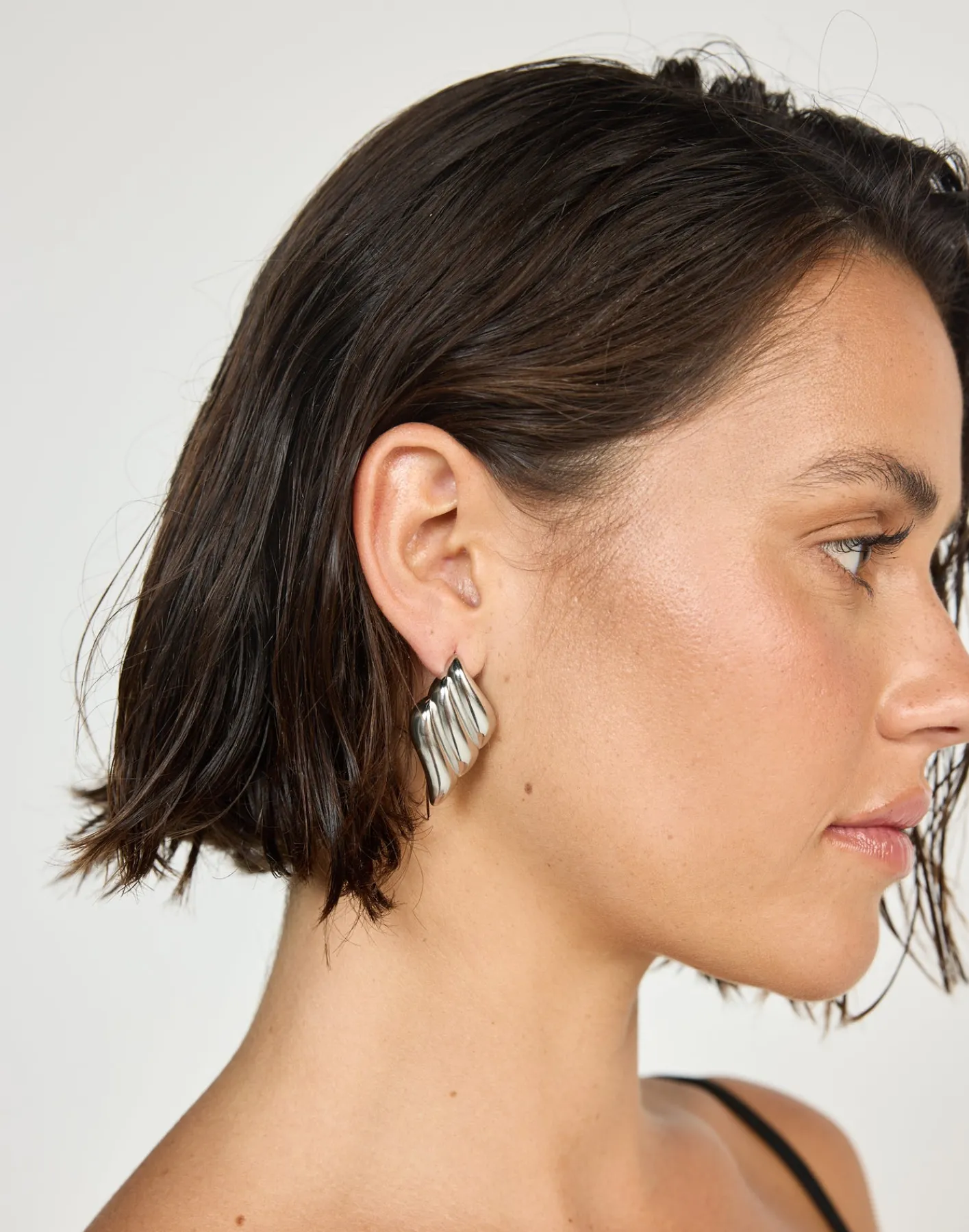 Maddy Earrings (Silver)*CHARCOAL New