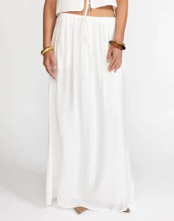 Madi Maxi Skirt (White)*CHARCOAL Outlet