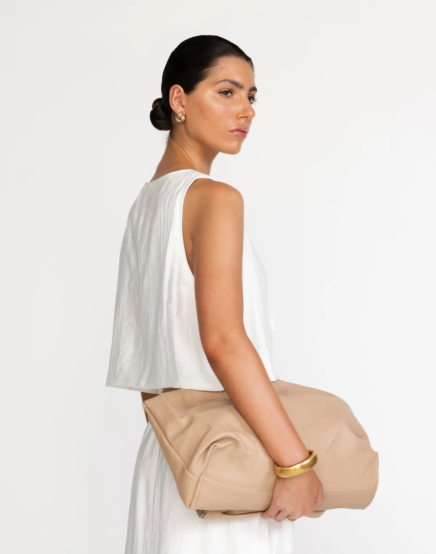 Madi Top (White)*CHARCOAL New