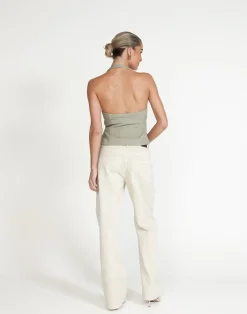 Malika Top (Seagrass)*CHARCOAL Clearance