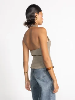 Malika Top (Stone)*CHARCOAL Fashion