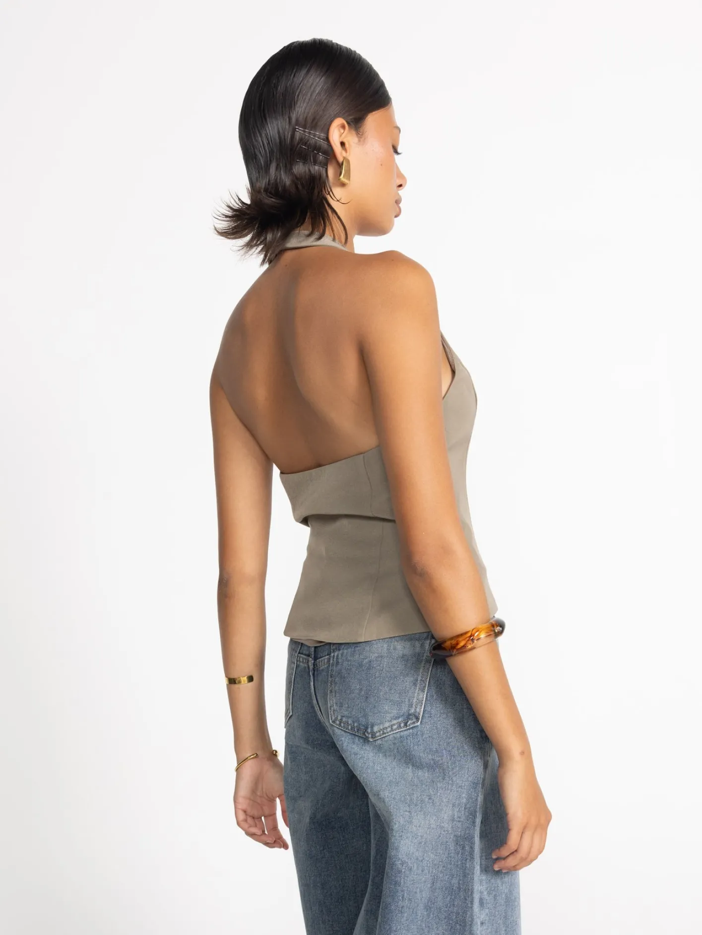 Malika Top (Stone)*CHARCOAL Fashion