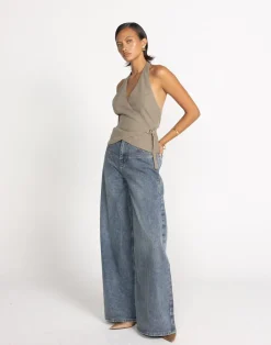 Malika Top (Stone)*CHARCOAL Fashion
