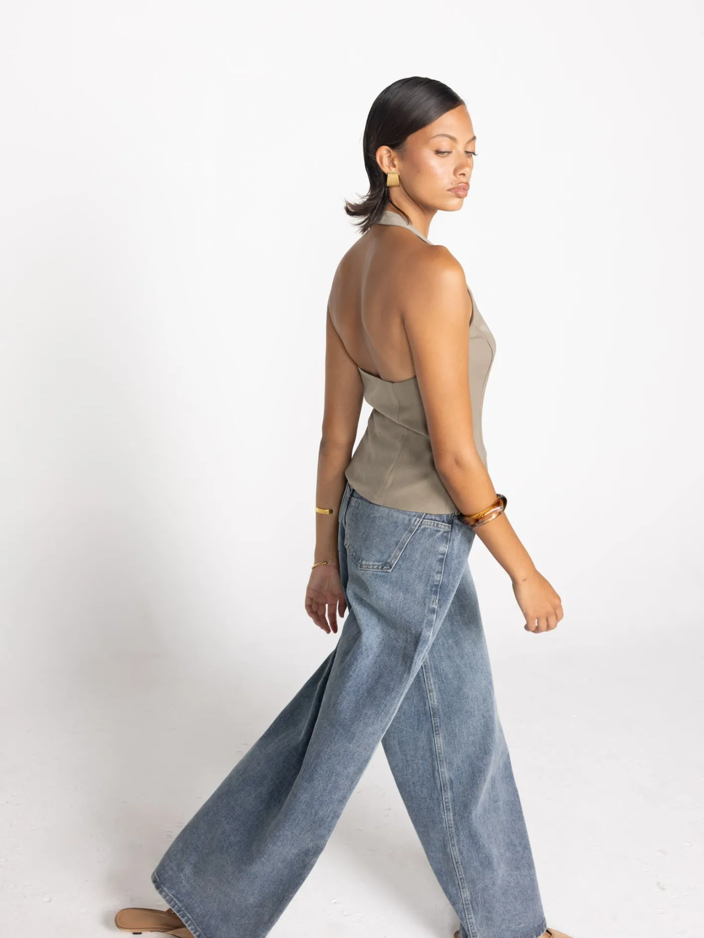 Malika Top (Stone)*CHARCOAL Fashion