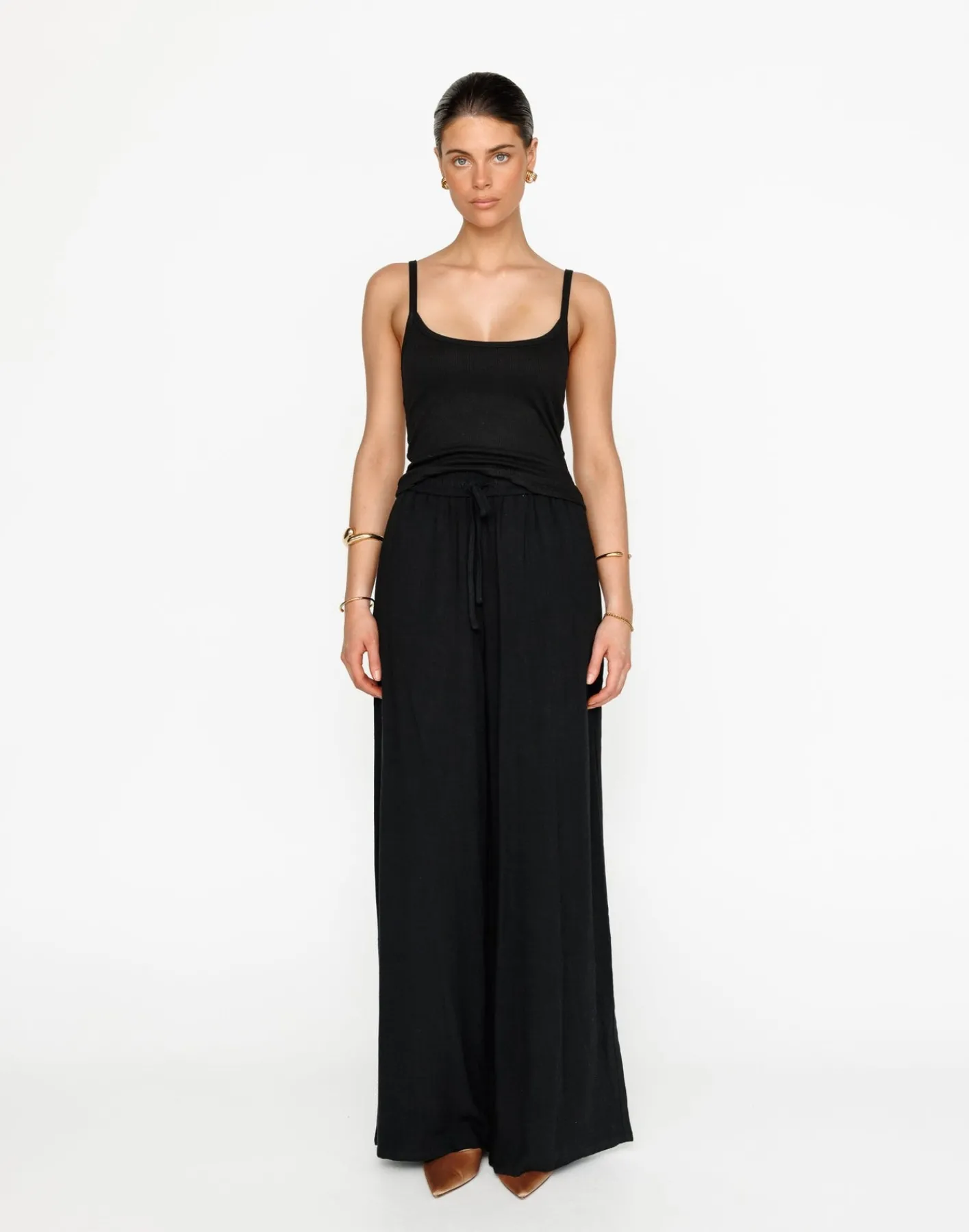 Malina Cami Top (Black)*CHARCOAL Best