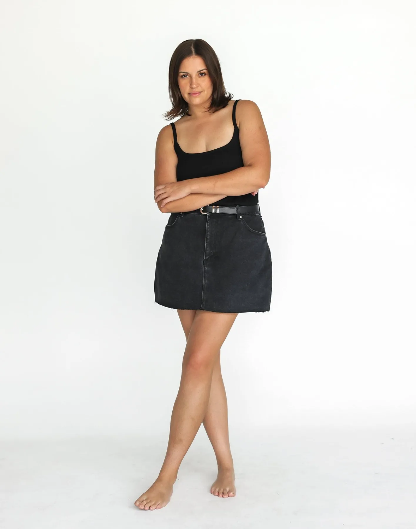 Malina Cami Top (Black)*CHARCOAL Best