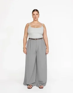 Malina Cami Top (Grey Marle)*CHARCOAL Best
