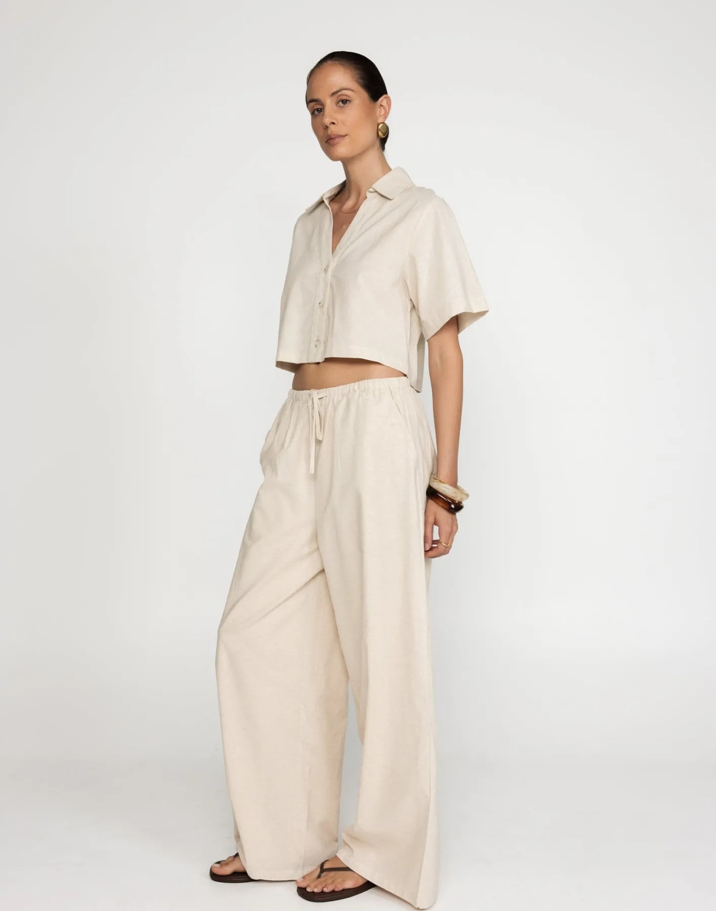 Maria Pants (Oatmeal)*CHARCOAL Hot