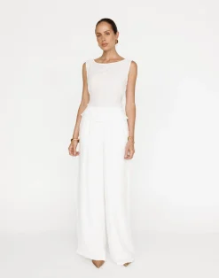 Mariam Top (White)*CHARCOAL Best