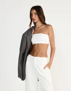 Maribel Bandeau Top (White)*CHARCOAL CLOTHING New