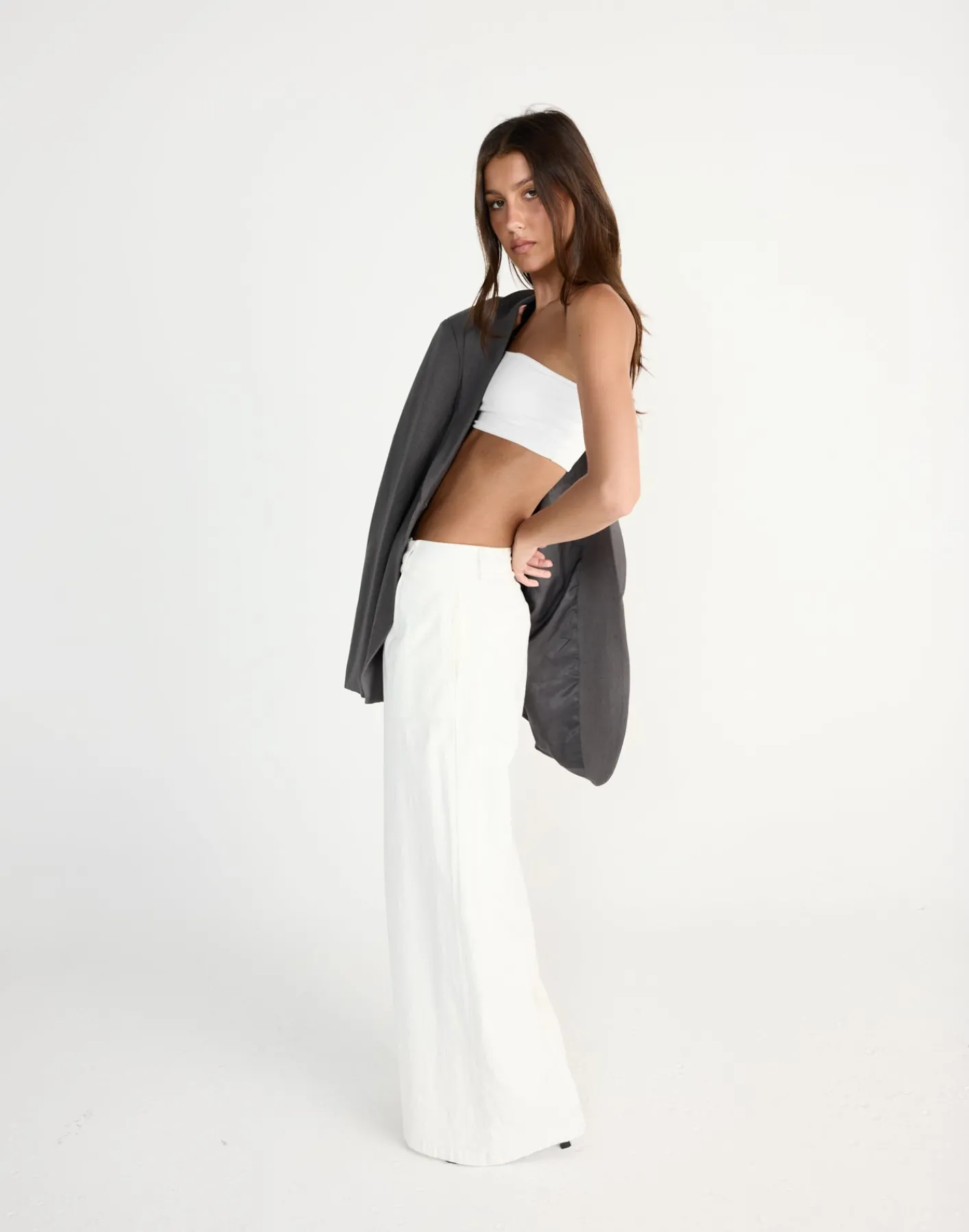 Maribel Bandeau Top (White)*CHARCOAL CLOTHING New