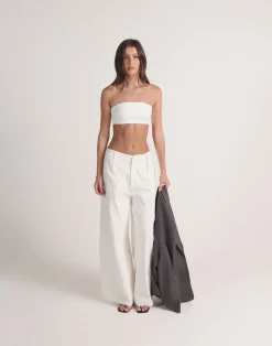 Maribel Bandeau Top (White)*CHARCOAL CLOTHING New