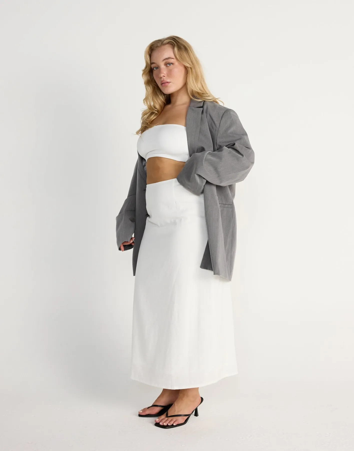 Maribel Bandeau Top (White)*CHARCOAL CLOTHING New
