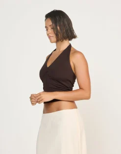 Marina Top (Chocolate)*CHARCOAL CLOTHING Hot