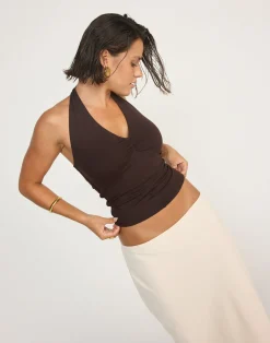 Marina Top (Chocolate)*CHARCOAL CLOTHING Hot