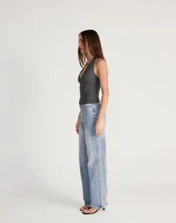Marina Top (Slate)*CHARCOAL CLOTHING Hot